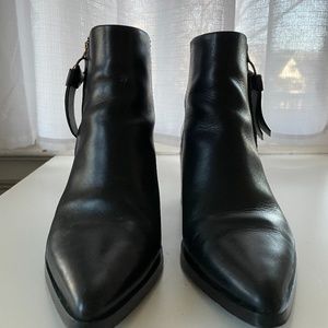 Leather Heeled Ankle Boots